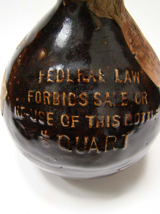A Chinese Pottery 'Medicinal Wine' Bottle for 'Chinese ONLY' use circa 1900 — image 4